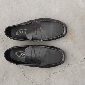 Tod's | Black Leather Driving Shoes Size 9
